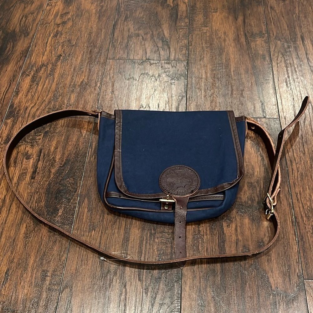 DULUTH PACK MINI HAVERSACK canvas with leather trim crossbody bag